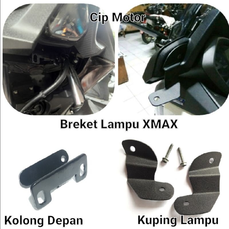 Breket Dudukan lampu Tembak Xmax