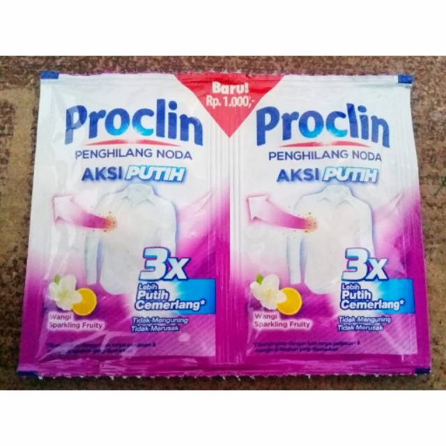 Proclin Aksi Putih per sachet