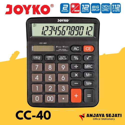 

Kalkulator Joyko 12 Digit CC - 40