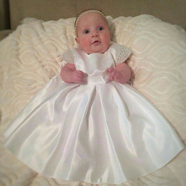 READY gaun amelia pearl Baju baptis aqiqah ulang tahun mewah by neychan