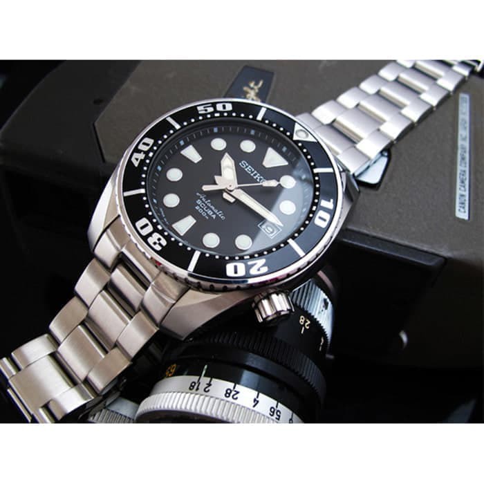 Seiko pria Prospex SBDC031J1 Black Sumo SBDC031 original