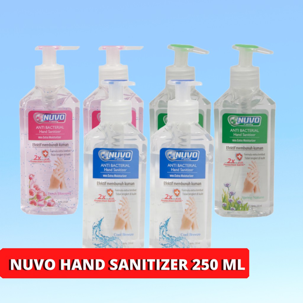 Nuvo Hand Sanitizer 250ml Pump