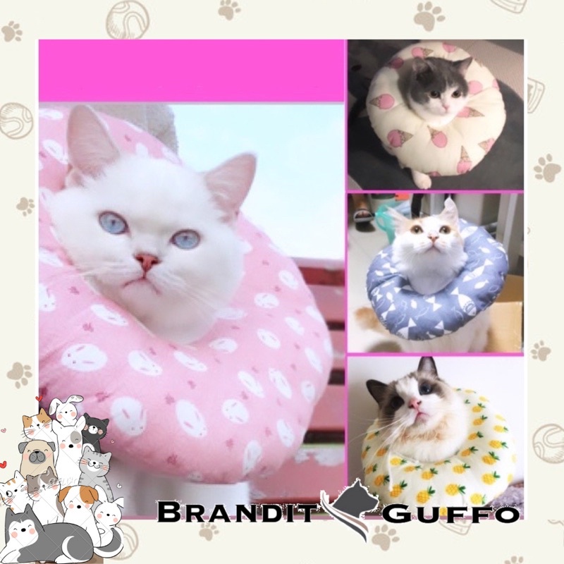 Bantal collar kucing anjing kalung kucing bentuk bantal cat dog pillow