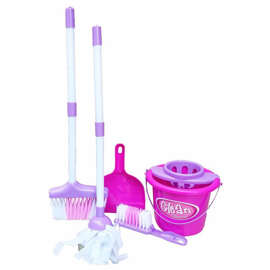 Mainan Anak CLEANING SET KANTONG - MAINAN SAPU SAPUAN LITTLE HELPER