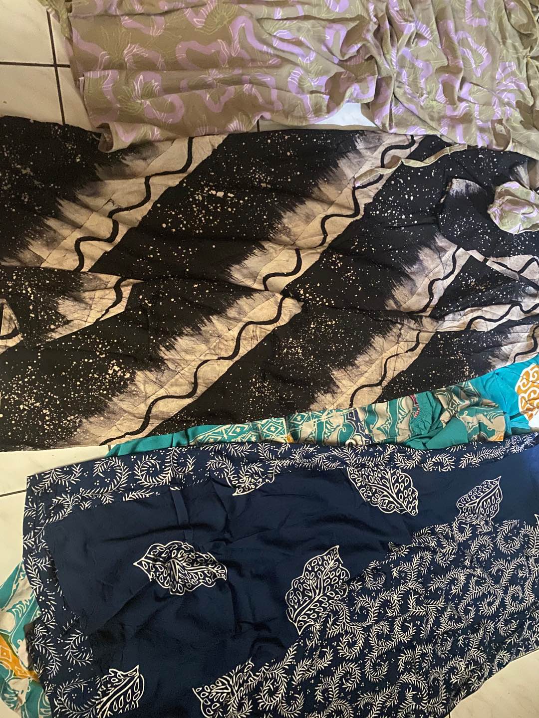 Gamis Premium Rayon Hq Busui Longdress Batik Cap Colet