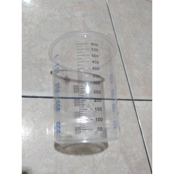 Gelas Campuran Cat atau Gelas Takar Cat 600ml