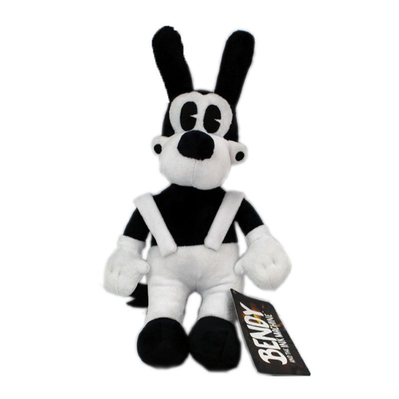 Bendy and the Ink Machine Plush Doll Figure Toy Black White Alice Boris Toy Gift