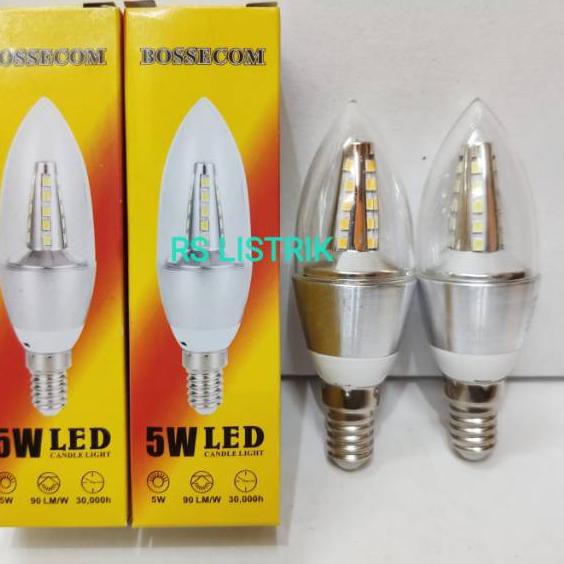 REAL PICK <<!!>> 983LLA Lampu LED Candle Emico 5w E14 / Lampu LED Lilin / Lampu LED Hias