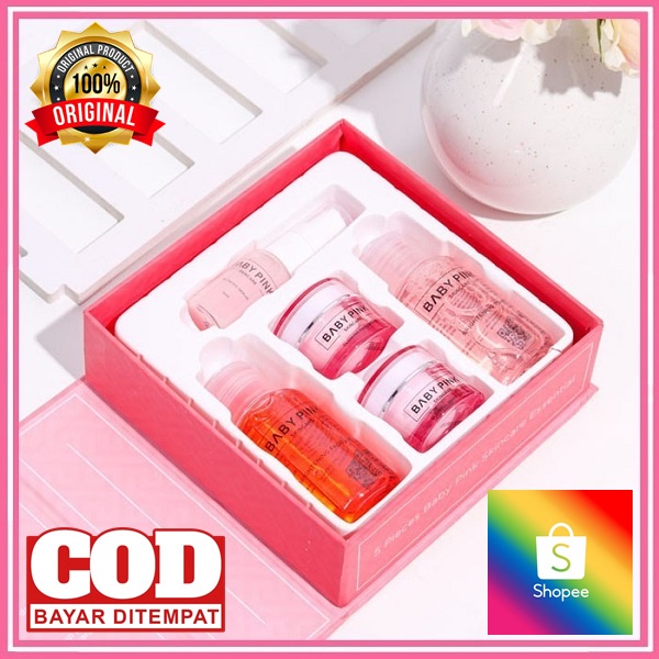 Paket 5in1 BabyPink Baby Pink Skincare Whitening Original BPOM