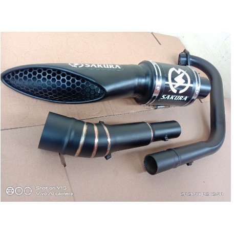 Jual Knalpot Sakura Underbelly Black Yamaha XSR 155 XSR155 Shopee