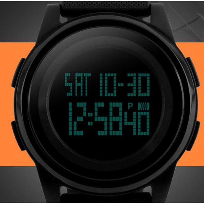 Diskon Jam Tangan Pria / Skmei Original / Skmei 1206 / Casio Skmei - Murah - Hitam Terbaru