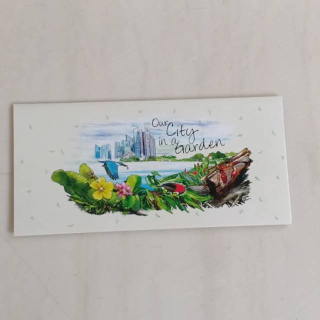

Perangko Singapore Singapura City in a garden