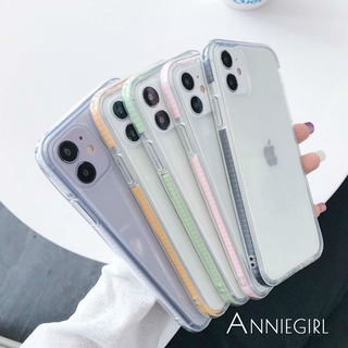 INS Pink Anti Fall Transparent Clear Case for Iphone 11