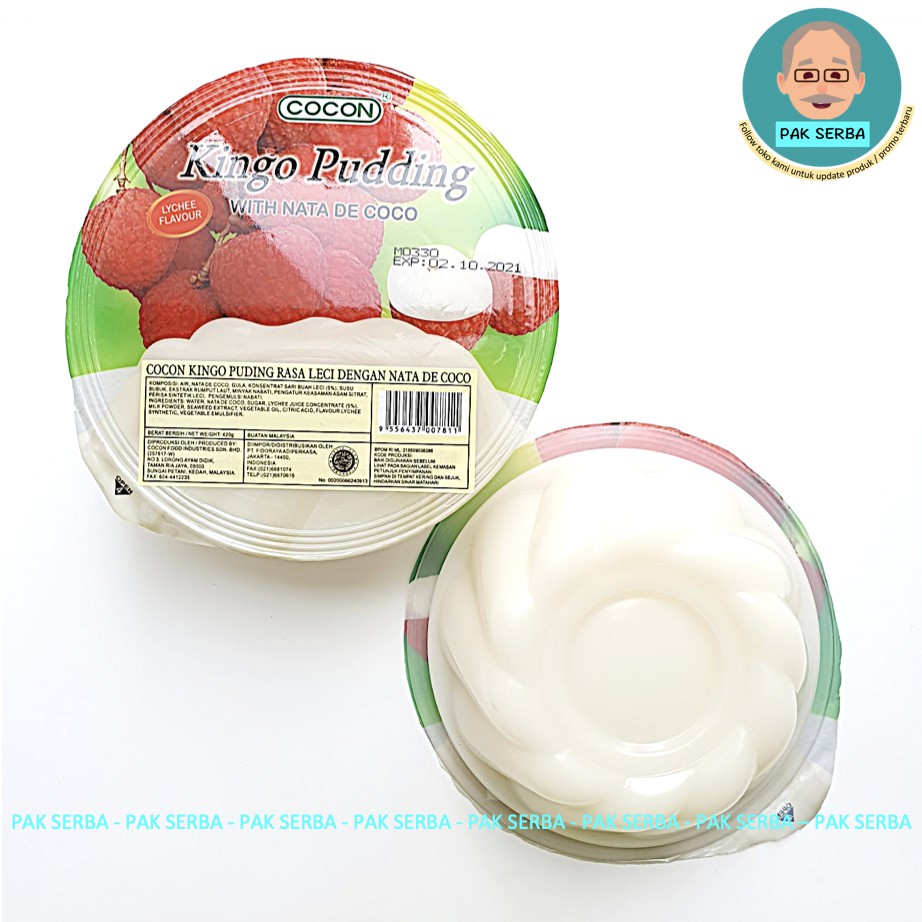 Cocon Kingo pudding rasa Leci / Puding / Leci