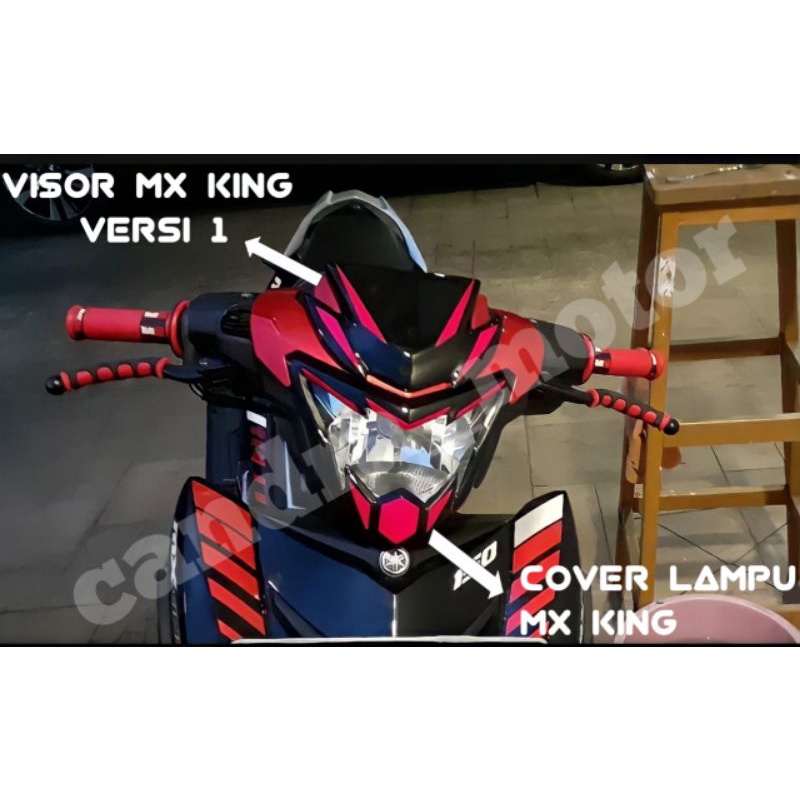 Visor+cover lampu MX king