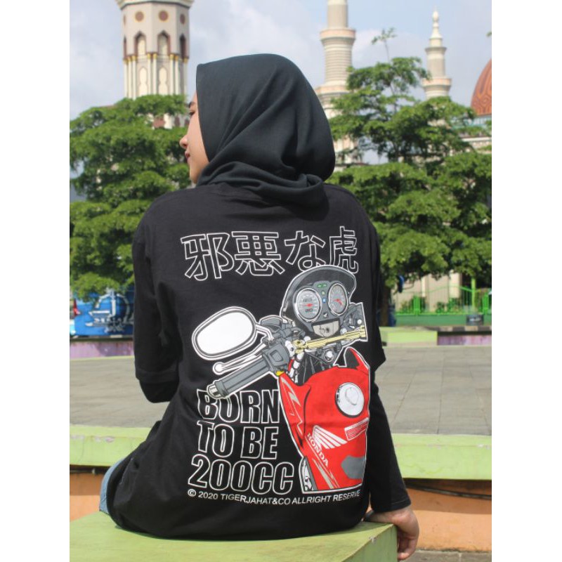 KAOS HONDA TIGER #BORNTOBE200CC