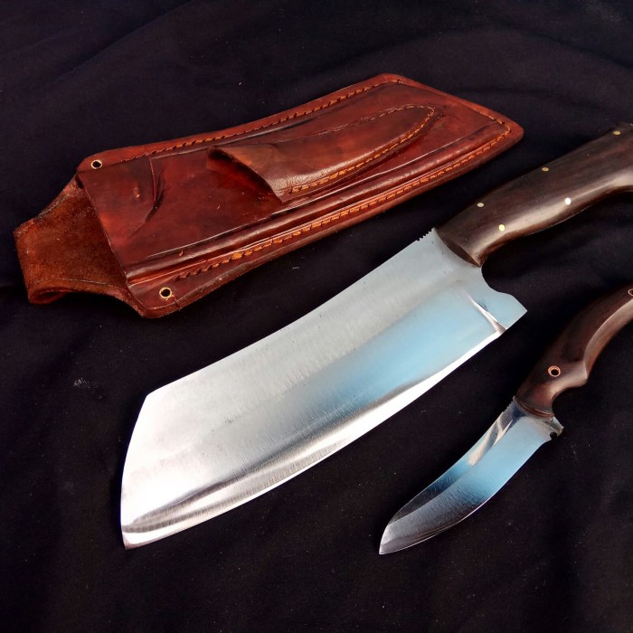 Pisau Seset Kulit - Golok Tulang Daging Dan Pisau Seset - Vivistecolection