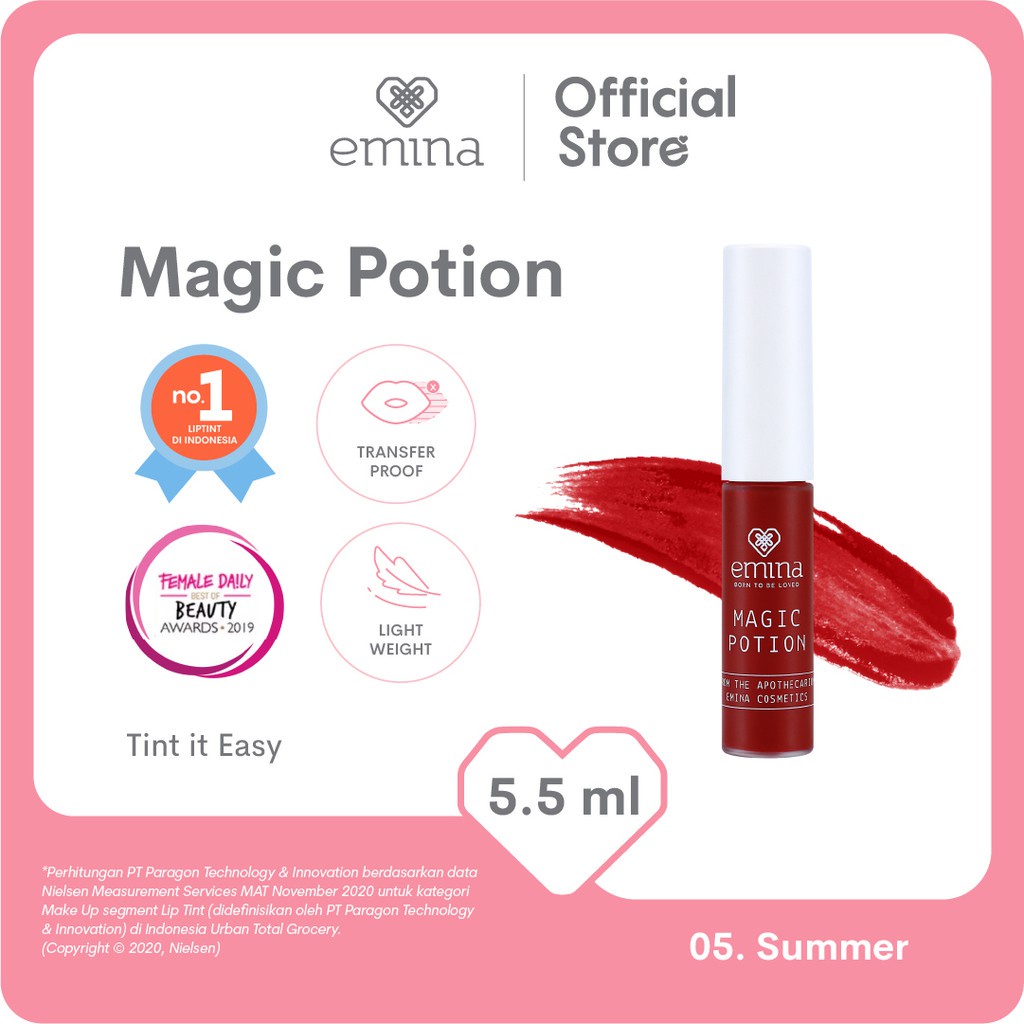 Monsoon - Emina Magic Potion 5.5 ml - Lip Tint