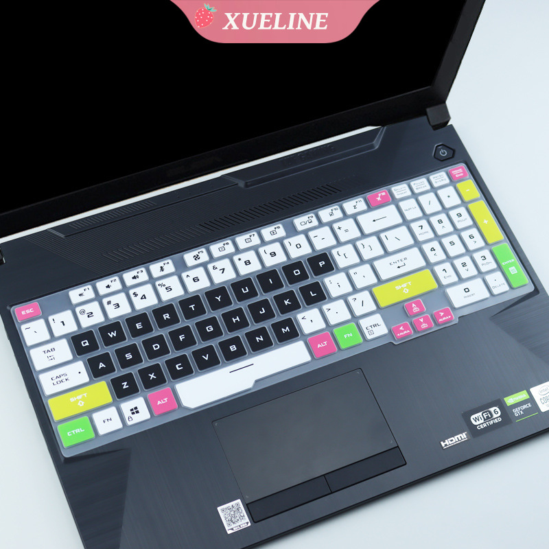 Xueling Asus Tuf Gaming Laptop Keyboard Cover Tuf A15 A17 F15 15.6&quot; 15.6 Inch Keyboard Skin Protector Cover for FA706 FA506 FA506iu FA506iv Fa506ii Fa706ii FA706iu