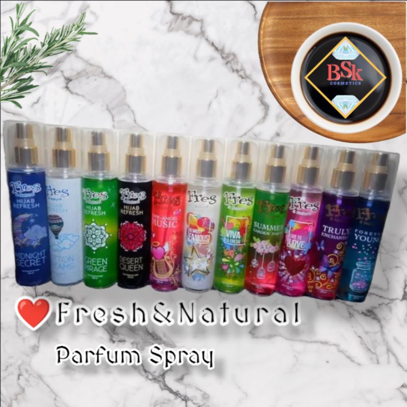 ⭐AJ⭐ FRESH And Natural Refresh 100ml BPOM ORIGINAL | Minyak Wangi Fresh Hijab Perfume Parfum | Fress