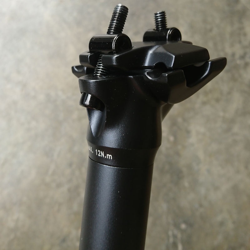 Seatpost Tiang Sadel United 27.2 Panjang 400 mm Hitam Alloy