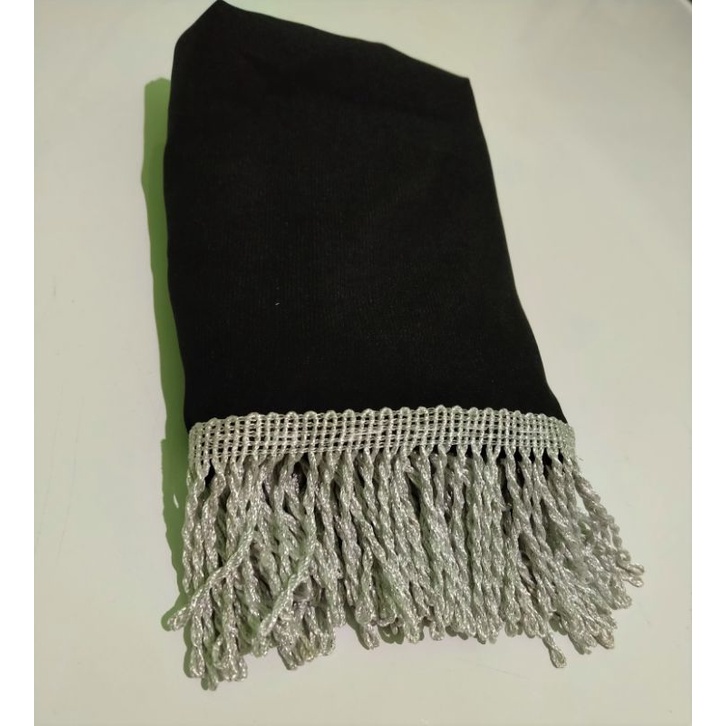 Sampur Tari Panjang 3Meter (Lebar 50-60cm)-Hitam
