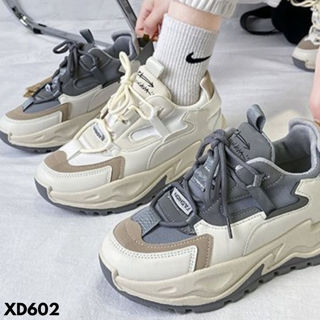 SEPATU SNEAKERS WANITA HIGHSOLE SUPER BAGUS OOTD PHOTOSHOT BAHAN PU IMPORT D602