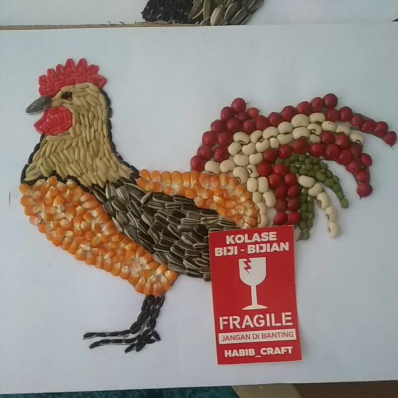 Kolase Ayam Jago Dari Jagung dan Sag