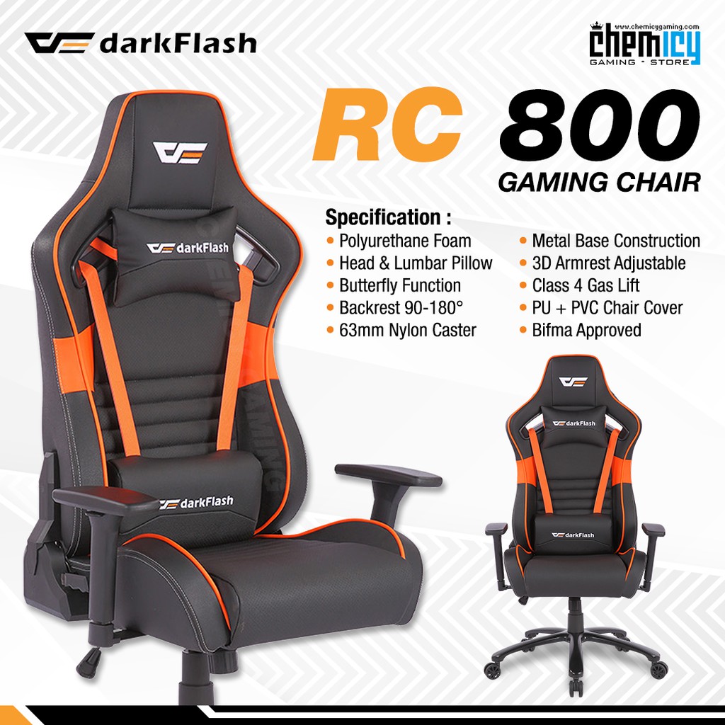 darkFlash RC800 Gaming Chair / Kursi Gaming