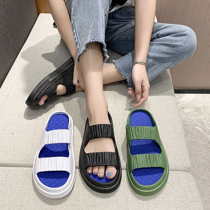 NF036 - Sandal Karet Empuk /Anti Licin Fashion Wanita Import Terbaru - NO BOX