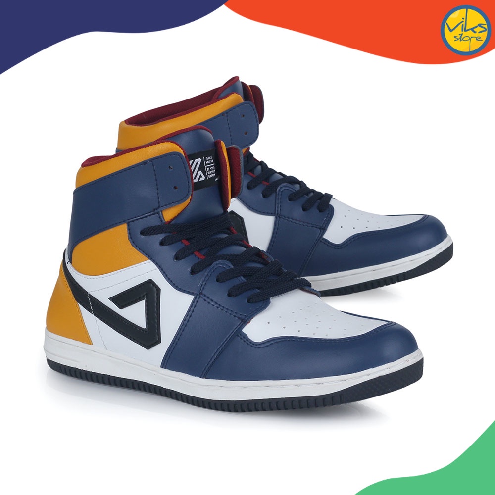 Sepatu Casual Sneakers High Pria Cowok Distro Kuzatura Premium 2022 PVC