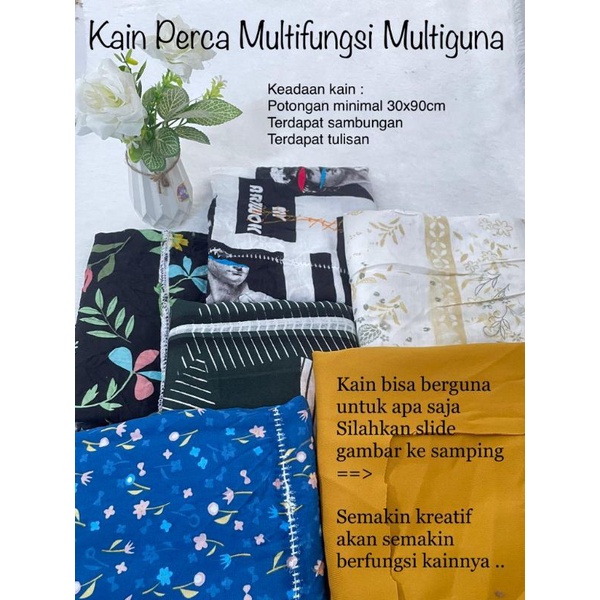 Kain Kiloan Apa Adanya // kain potongan kiloan // kain Miss printing