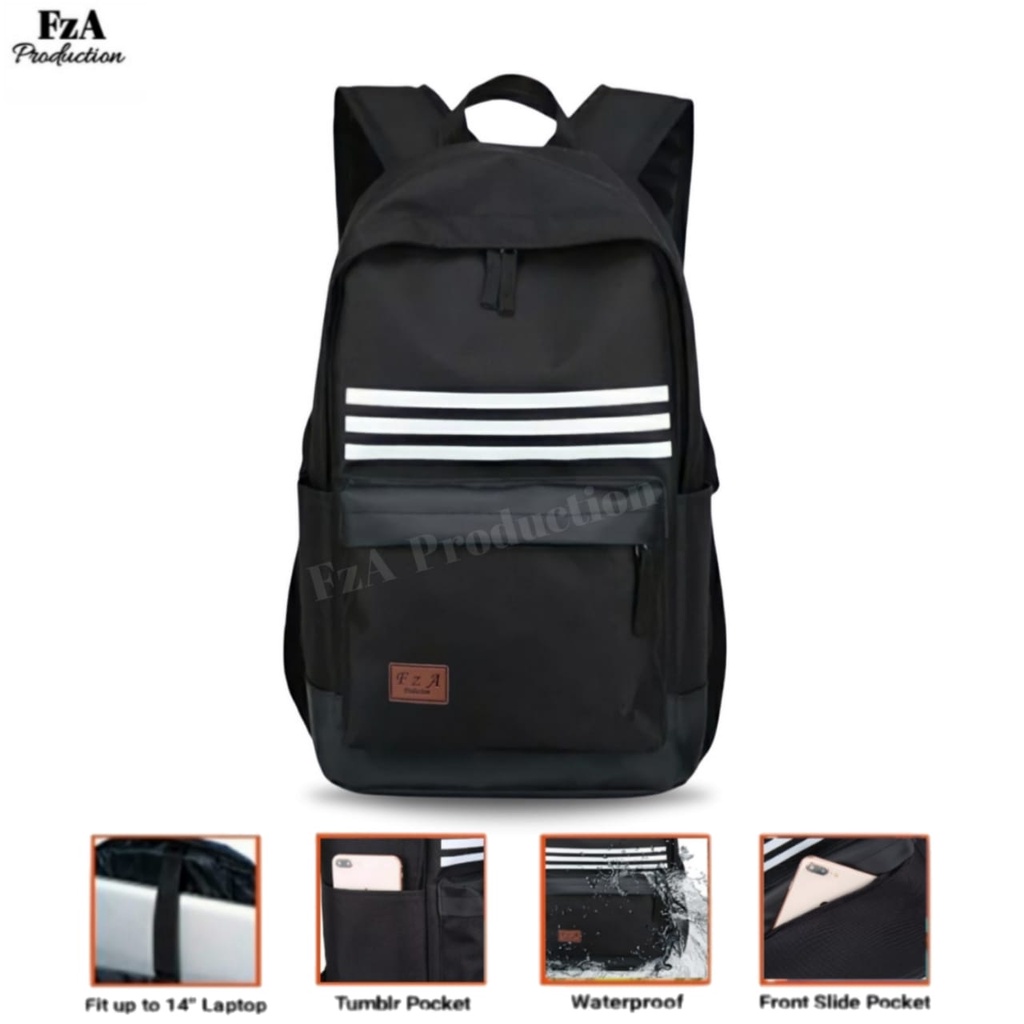 Big Promo..Tas Ransel Distro sekolah kuliah Kerja Pria 4286CV Tas Premium - Ads  FREE JAM TANGAN