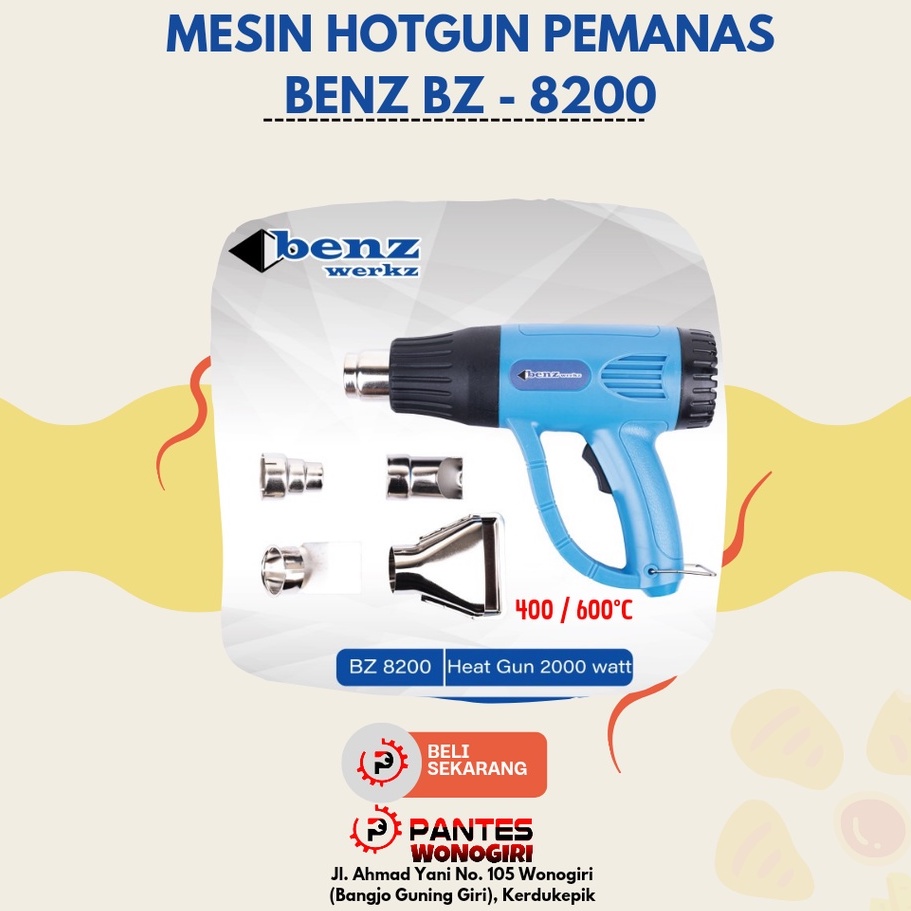 Hot Gun Pemanas Listrik Benz BZ 8200