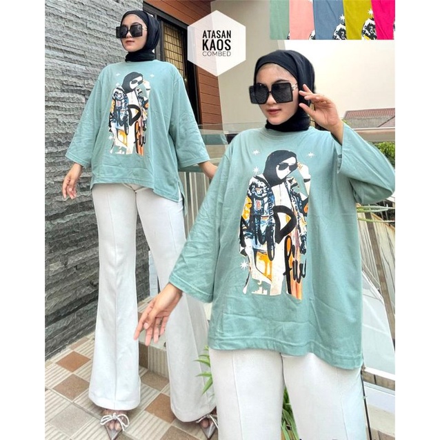 PGMTA BLOUSE WANITA / KAOS KEKINIAN KHUSUS GROSIR MINIMAL 6PCS / BABYTERRY / KATUN COMBED IMPORT / K