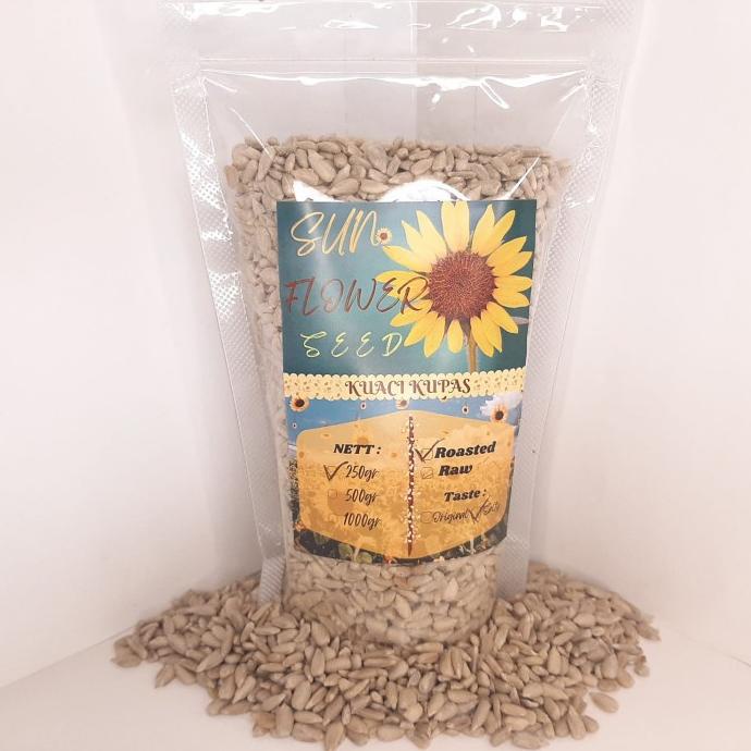 

Sunflower Seed Roasted Panggang Kuaci Biji Bunga Matahari 1kg Premium