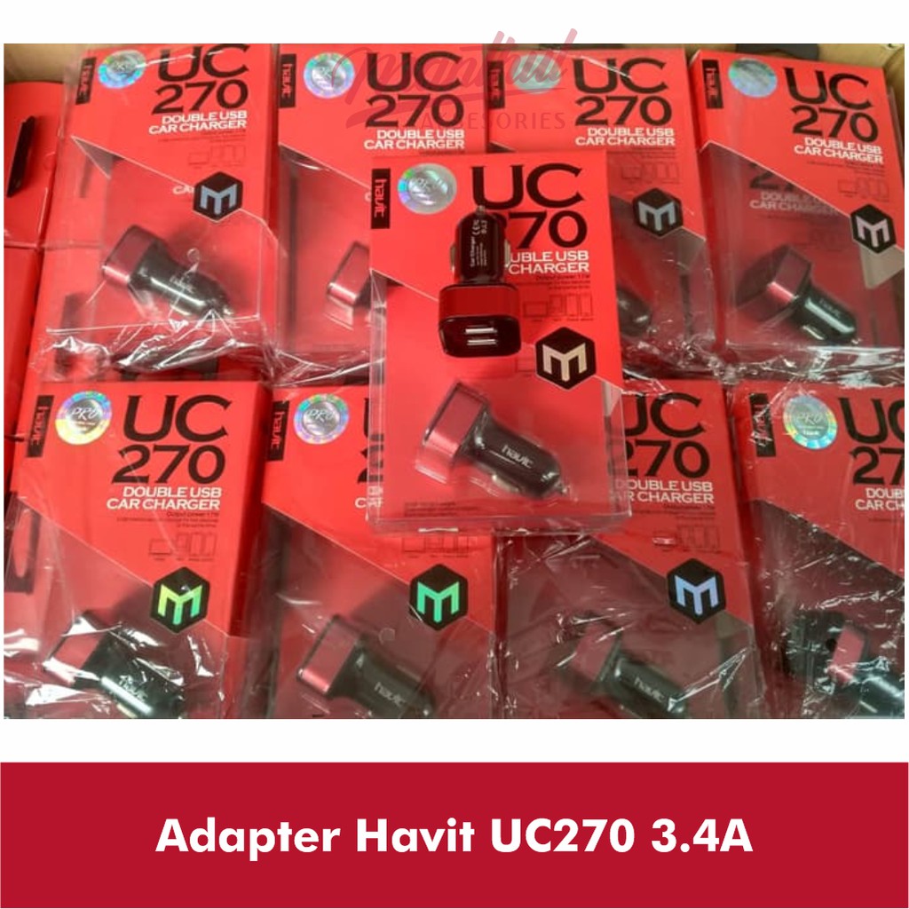 CAR CHARGER HAVIT 3.4A CAR CHARGER HIGH QUALITY