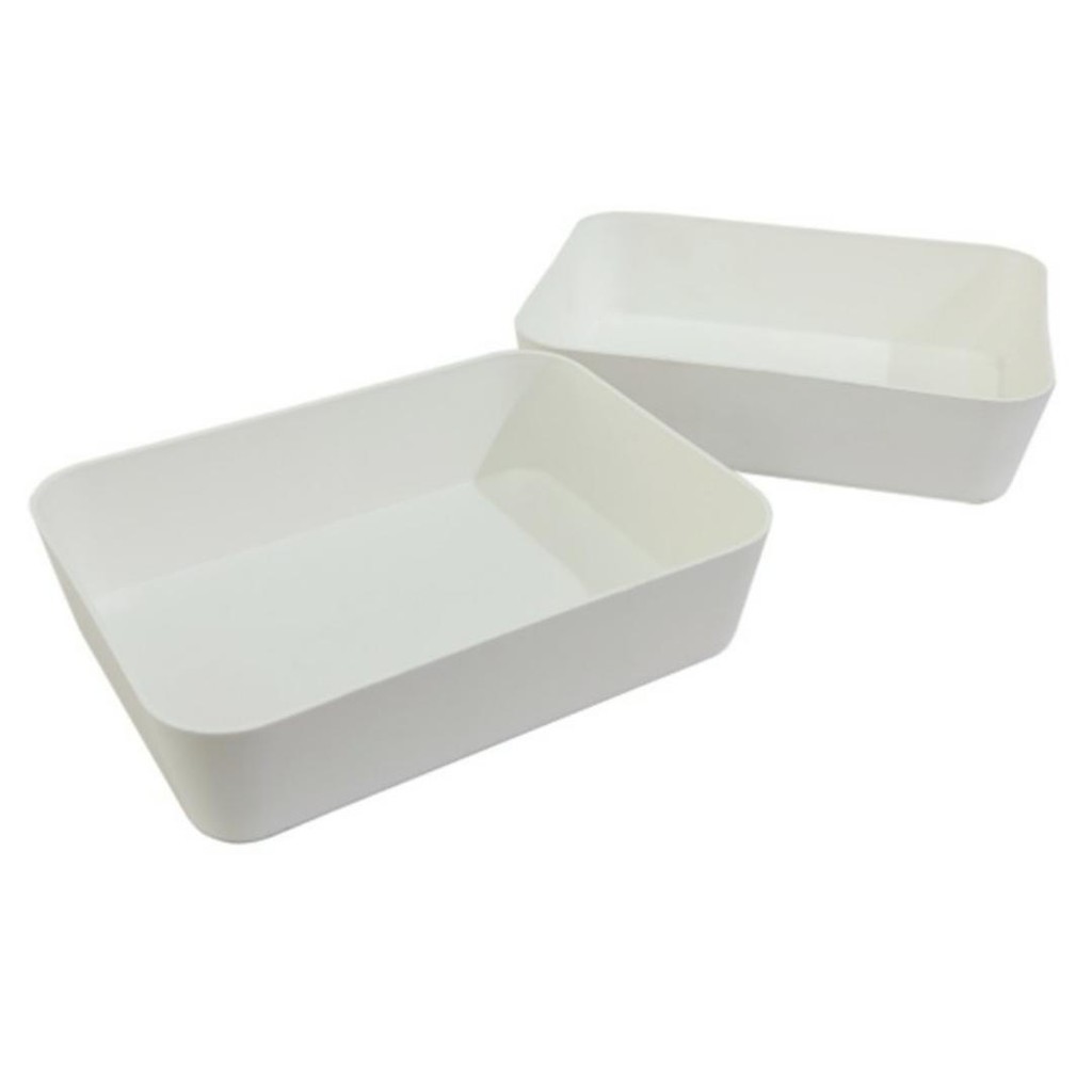 Lucky Star - Nampan Plastik "Putih" Display L / Display Tray L/ Kode 3593-P