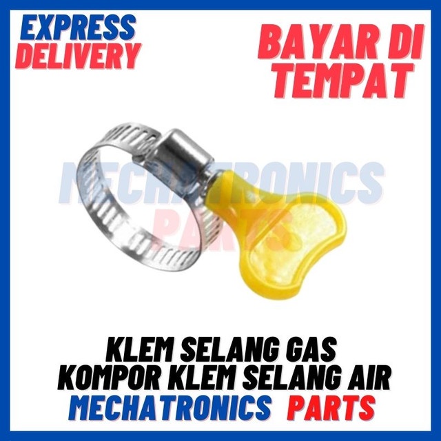 2PCS [DEV-9470] KLEM SELANG GAS KOMPOR KLEM SELANG AIR