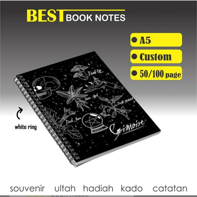 

notebook custom A5 / Buku catatan / Buku harian / Diari