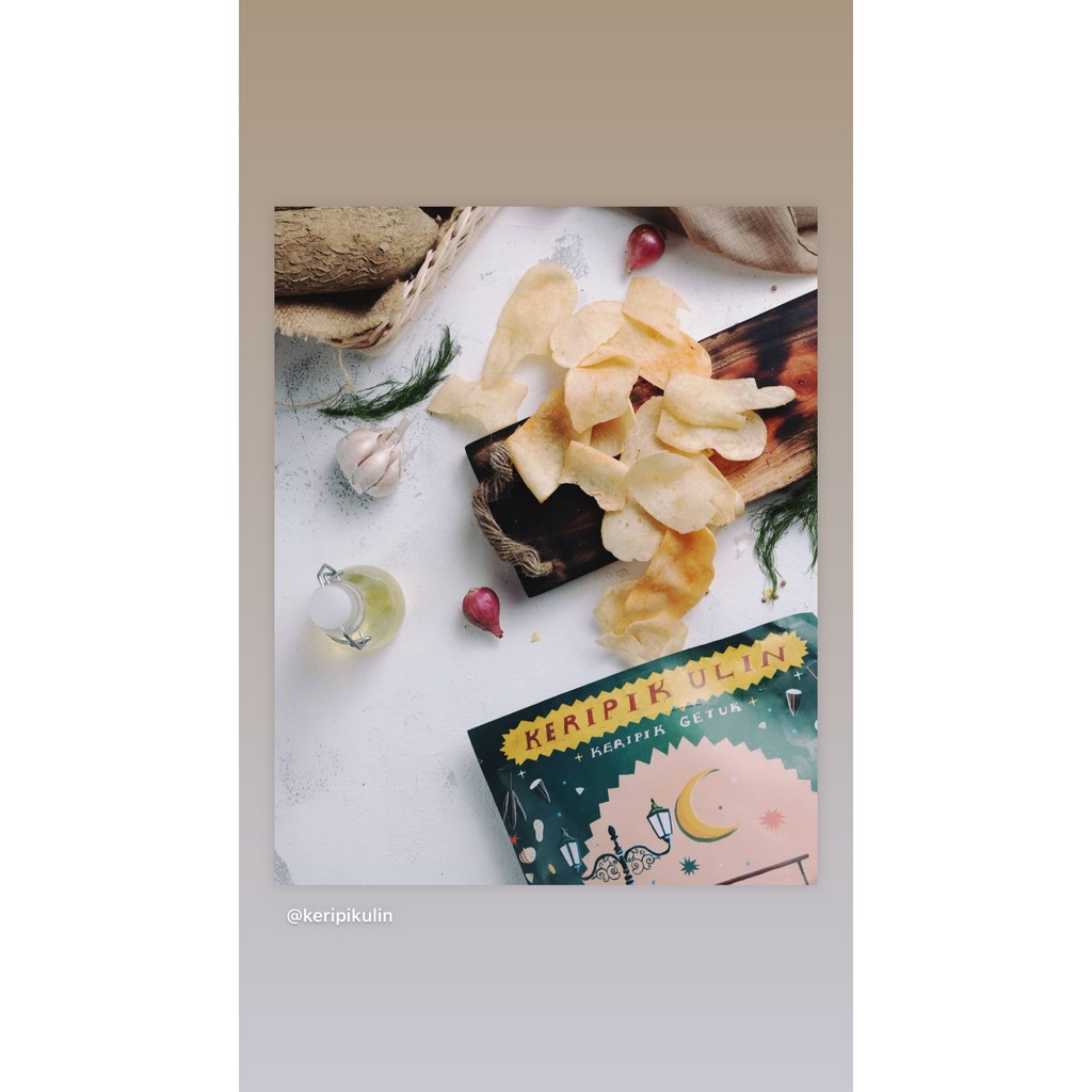 KERIPIK ULIN / KERIPIK GETUK CEMILAN KERIPIK SINGKONG 160gr Bumbu Balado, Pedas Manis, BBQ, Keju