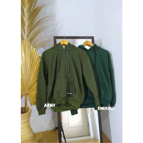 Hoodie Sweater Polos Woc JUMBO Unisex Pria Wanita Oversize M - XXL Big Size Pria Wanita Unisex Tebal