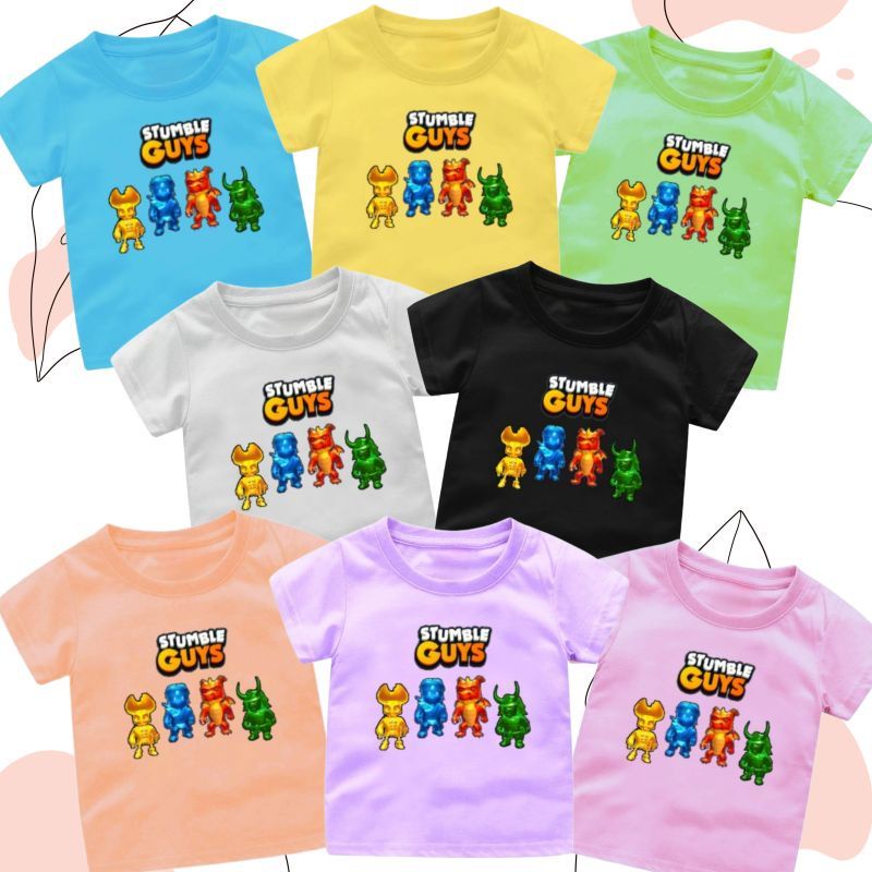 BAJU STUMBLE GUYS (DRT2) ANAK CEWEK-COWOK 1-12 TAHUN