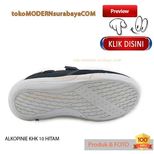 ALKOPINIE KHK 10 HITAM sepatu anak sepatu slip on