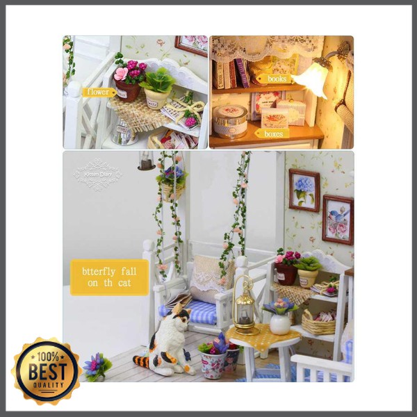 TG-MA088 Cute Room Miniatur Rumah Boneka 3D DIY 1:24 - 3013