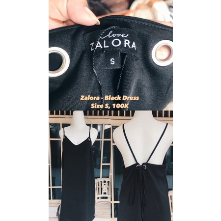 Zalora black dress. Dress Hitam Zalora