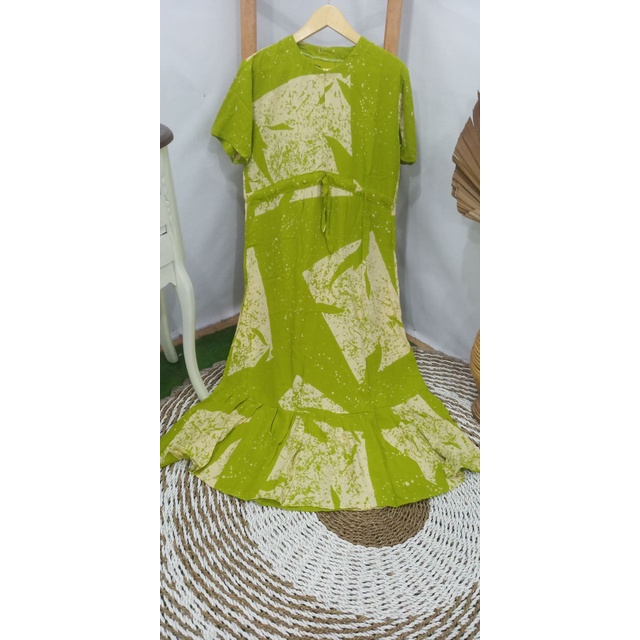 Samisha Dress Wanita Terbaru Bahan Rayon Motif Kekinian