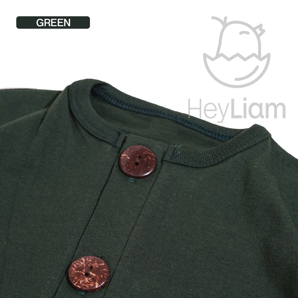 Heyliam Romper Anak Bayi Usia Newborn 0 - 5 Tahun-Hijau Tua