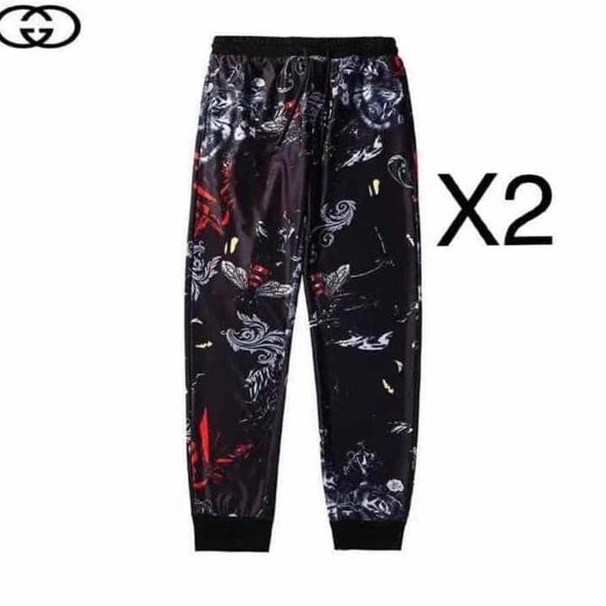Laris celana bahan pria celana formal,, Jogger Pria Gucci Mirror / JG01 PROMO