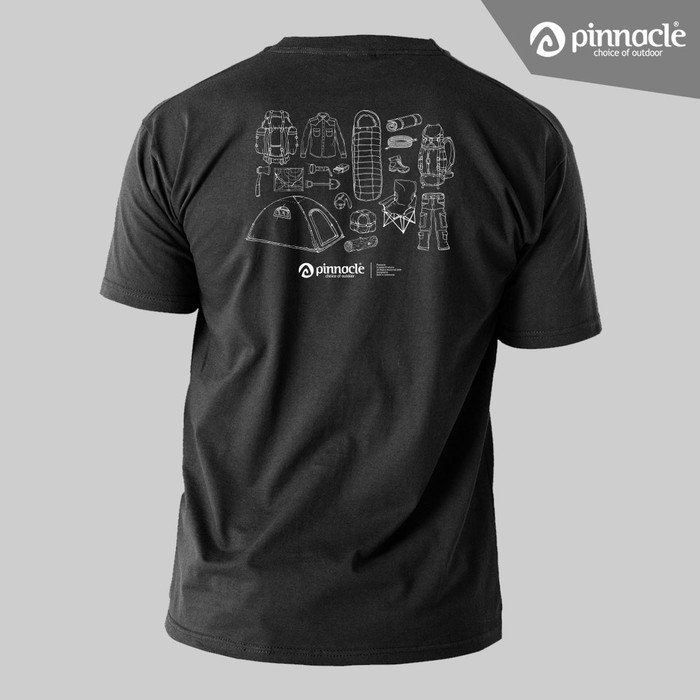 Pinnacle T-shirt Camping Gear - Kaos Pinnacle kode P06